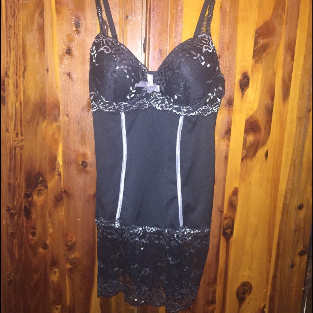 Gorgeous padded bra top Lacey bottom babydoll